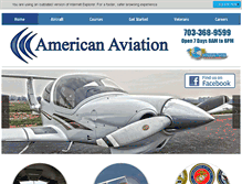 Tablet Screenshot of americanaviationllc.com